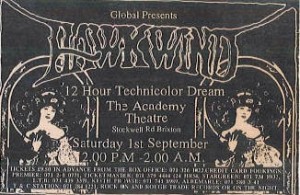 Hawkwind Sounds advert Sep 1990