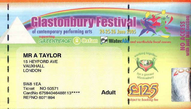 Image result for 125 + glastonbury festival